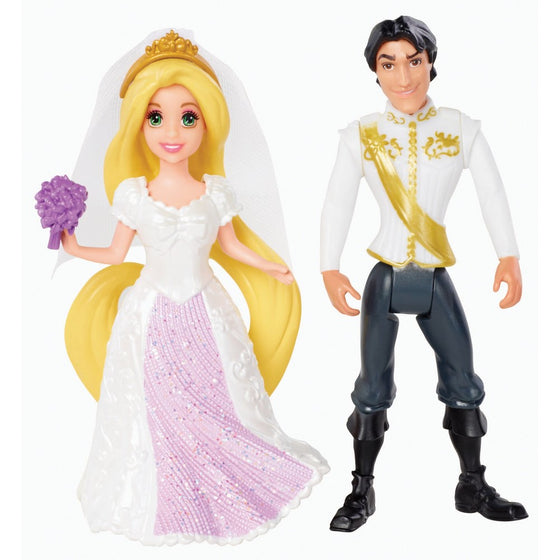 Disney Princess Little Kingdom Magiclip Rapunzel Fairytale Wedding Dolls