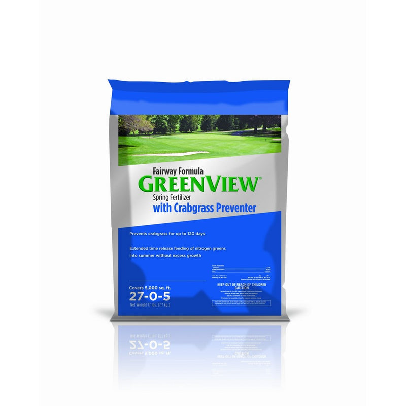 Lebanon GreenView Fairway Formula Spring Fertilizer plus Crabgrass Preventer, 17 lb