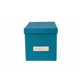 Bigso Kristina DVD/CD Storage Box, Turquoise