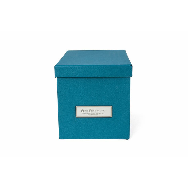 Bigso Kristina DVD/CD Storage Box, Turquoise