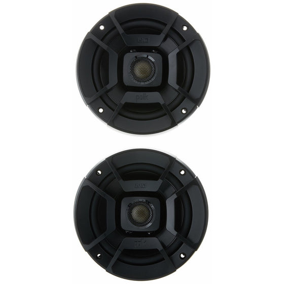 Polk Audio DB522 DB Series 5.25" Coaxial Speakers with Marine Certification, Black