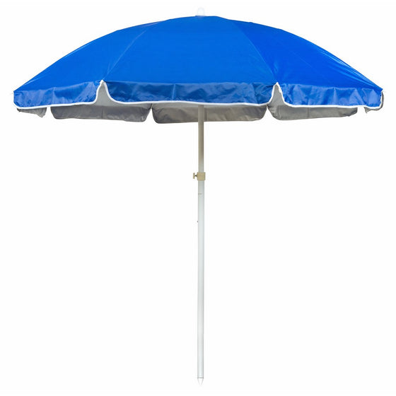 Trademark Innovations 6.5' Portable Beach and Sports Umbrella by (Blue)