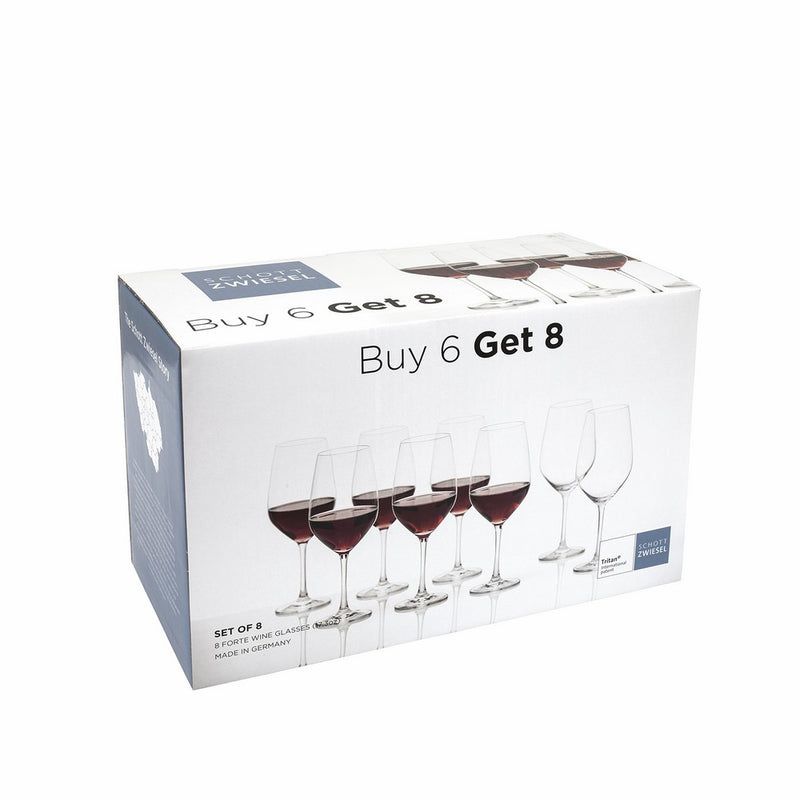 Schott Zwiesel Forte Red Wine, 17.3 Ounces - Buy 6 Get 8