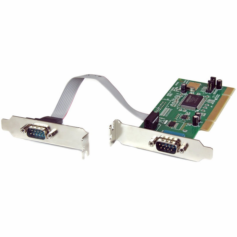 StarTech.com 2 Port PCI Low Profile RS232 Serial Adapter Card with 16550 UART PCI2S550_LP