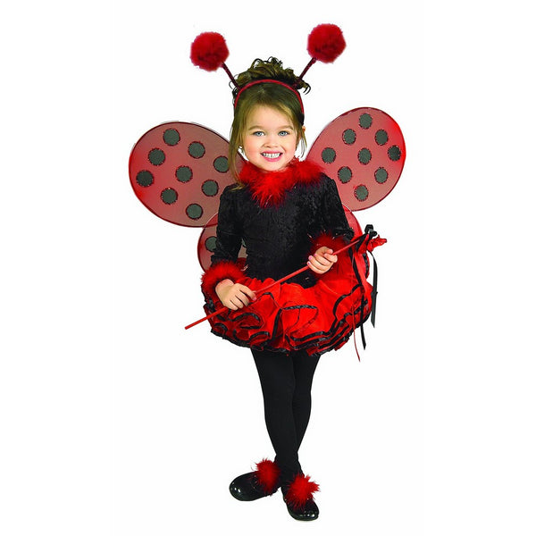 Child's Costume, Lady Bug Tutu Costume, Small - (Size 4-6) (for 3-4 years)