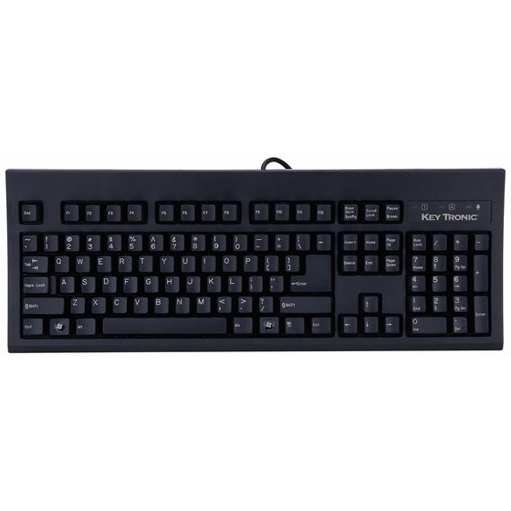 USB Cable Keyboard Black