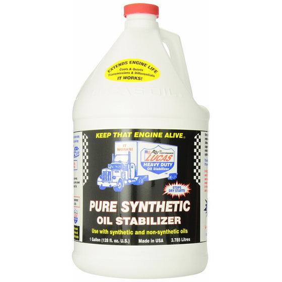 Lucas Oil LUC10131 Pure Synthetic Oil Stabilizer - 1 Gallon
