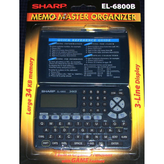 Memo Master Electronic Organizer