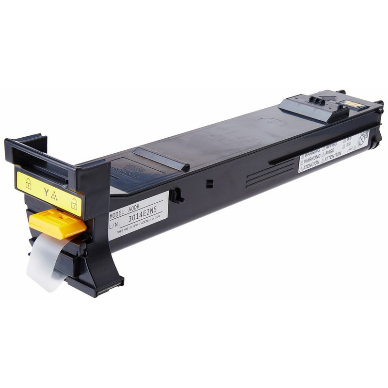 Konica-Minolta AODK232 AODK232 High-Yield Toner, 8,000 Page-Yield, Yellow