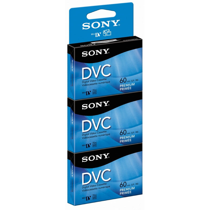 Sony DVM60PRR/3 60-Minute DVC Tape Hang Tab