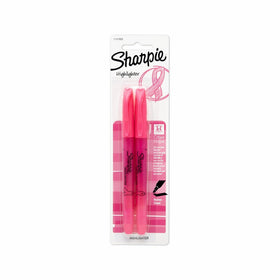Sharpie 1741909 Accent Pink Ribbon Pocket Highlighter, 2-Pack