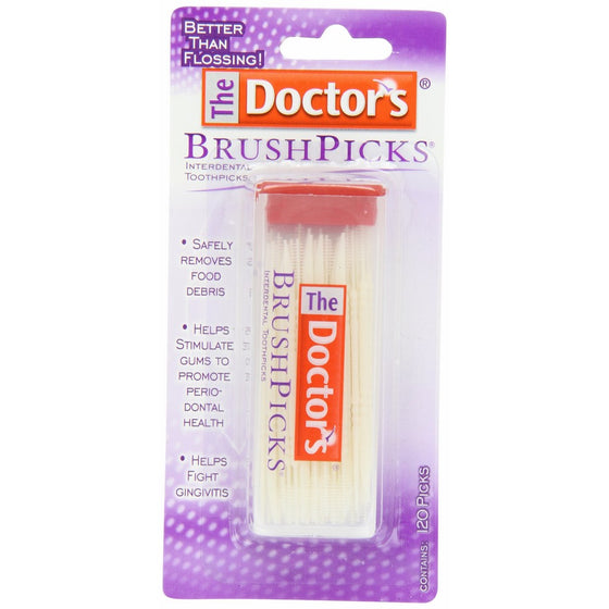 The Doctor's BrushPicks 120 Each (Pack of 12)