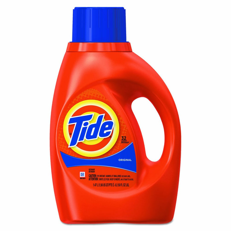 Tide 13878CT Ultra Liquid Tide Laundry Detergent, 32 loads, 50 oz Bottle (Case of 6)