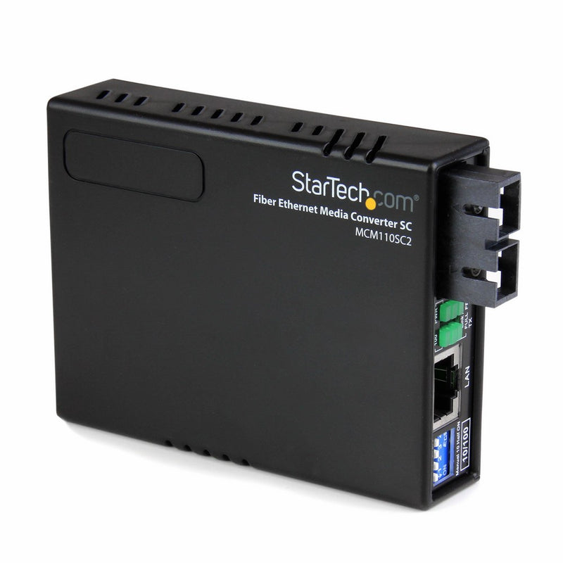 StarTech.com 10/100 Fiber to Ethernet Media Converter Multi Mode SC 2 km (MCM110SC2)