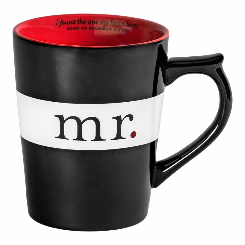DaySpring Inspirational Mug Mr. Classic Mug, Black & White (80674)