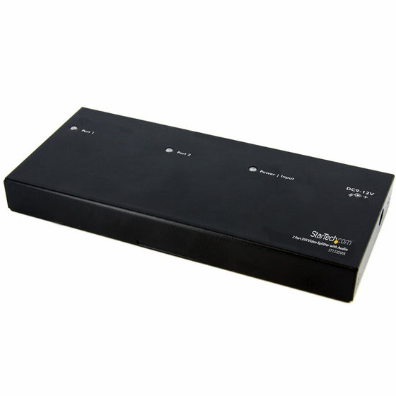 StarTech.com ST122DVIA 2-Port DVI Video Splitter with Audio