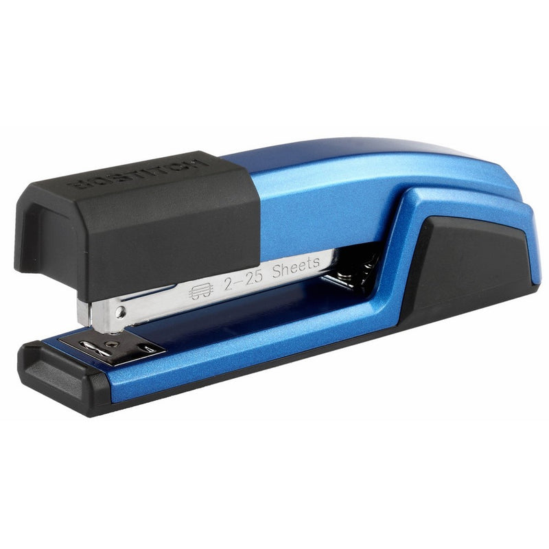 Bostitch Epic All Metal 3 in 1 Stapler with Integrated Remover & Staple Storage, Blue (B777-BLUE)