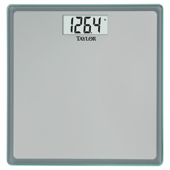 Taylor Precision Products Glass Digital Bath Scale (Grey/Blue)