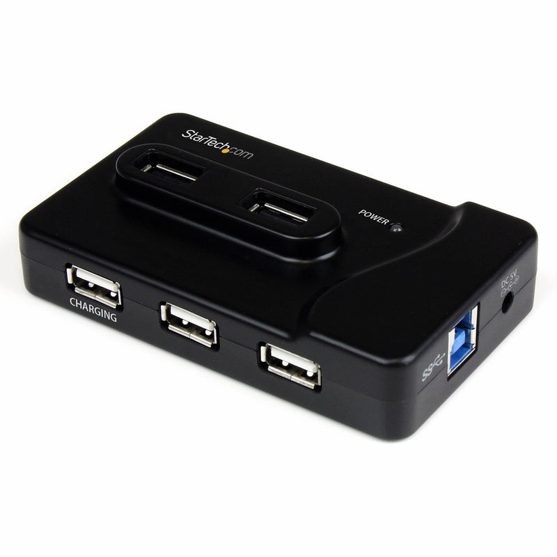 StarTech.com 6 Port USB 3.0 & USB 2.0 Hub with 2A Charging Port - 2x USB 3.0 Hub Ports & 4x USB 2.0 - Combo USB Hub with 20W Power Adapter