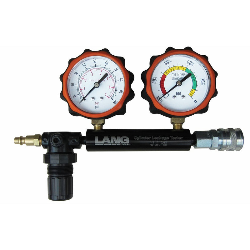Lang Tools CLT-2 100 PSI Cylinder Leakage Tester with 2 Gauges
