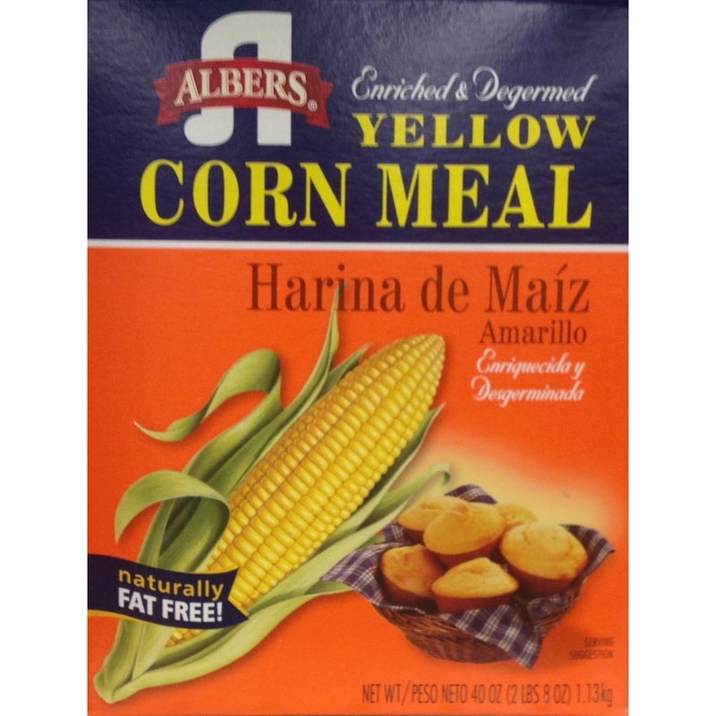 Albers Yellow Corn Meal, 40-Ounce Boxes (Pack of 2)