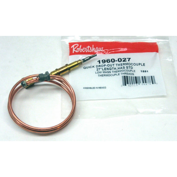 Thermocouple, Low Mass, Lead Length 27 In