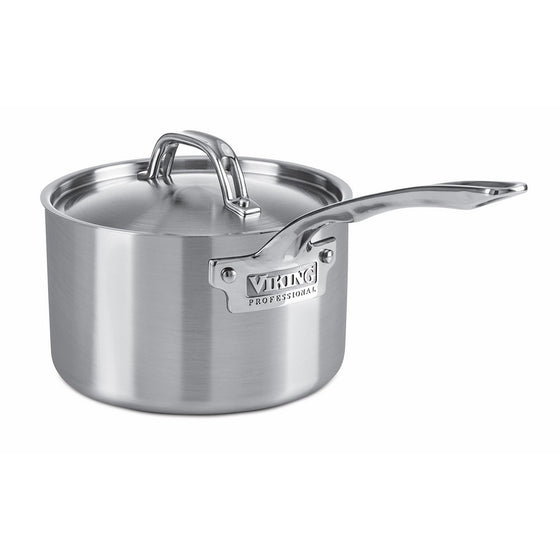 Viking Professional 5-Ply Stainless Steel Saucepan, 3 Quart