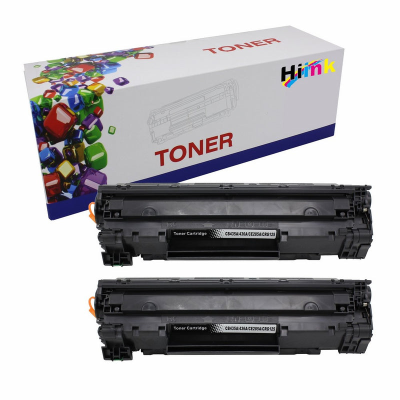 Hi Ink 2 Pack CE285A 85A Toner Cartridge-Black For for LaserJet Pro M1132, M1212nf, M1217nfw and P1102w