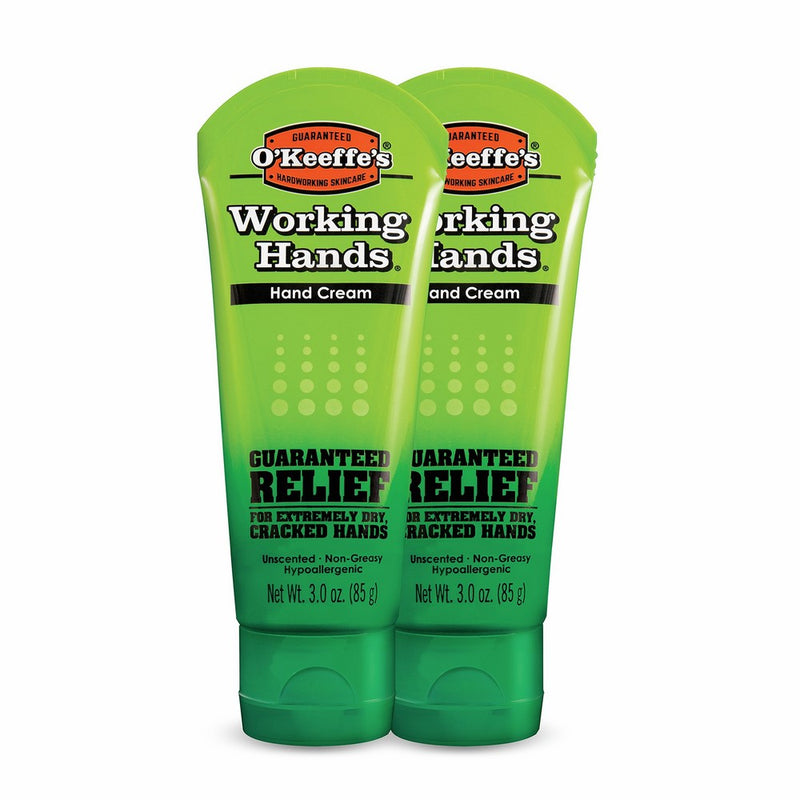 O'Keeffe's K0290007 Working Hands Hand Cream, 3 oz, Tube, (Pack of 2)