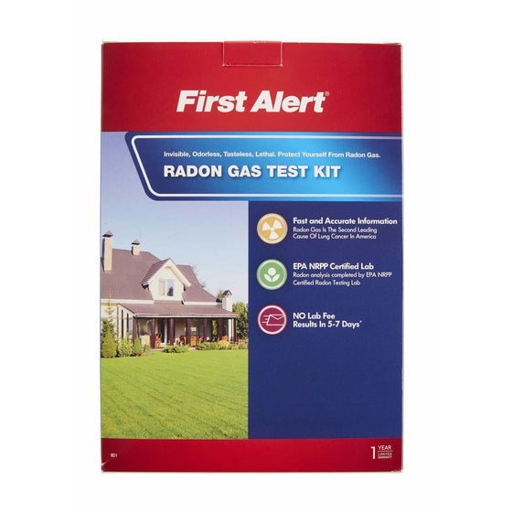 First Alert RD1 Radon Gas Test Kit