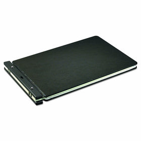 Wilson Jones 24166N Raven Vinyl-Guarded Post Binder, 2" Cap, 11 x 17, Black