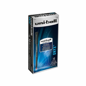 uni-ball Onyx Stick Fine Point Roller Ball Pens, 12 Red Ink Pens(60144)