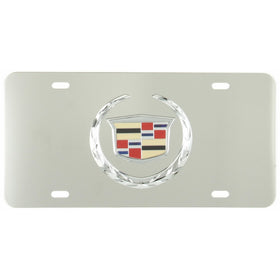 Pilot LP051 Stainless Steel Plate- Cadillac Chrome