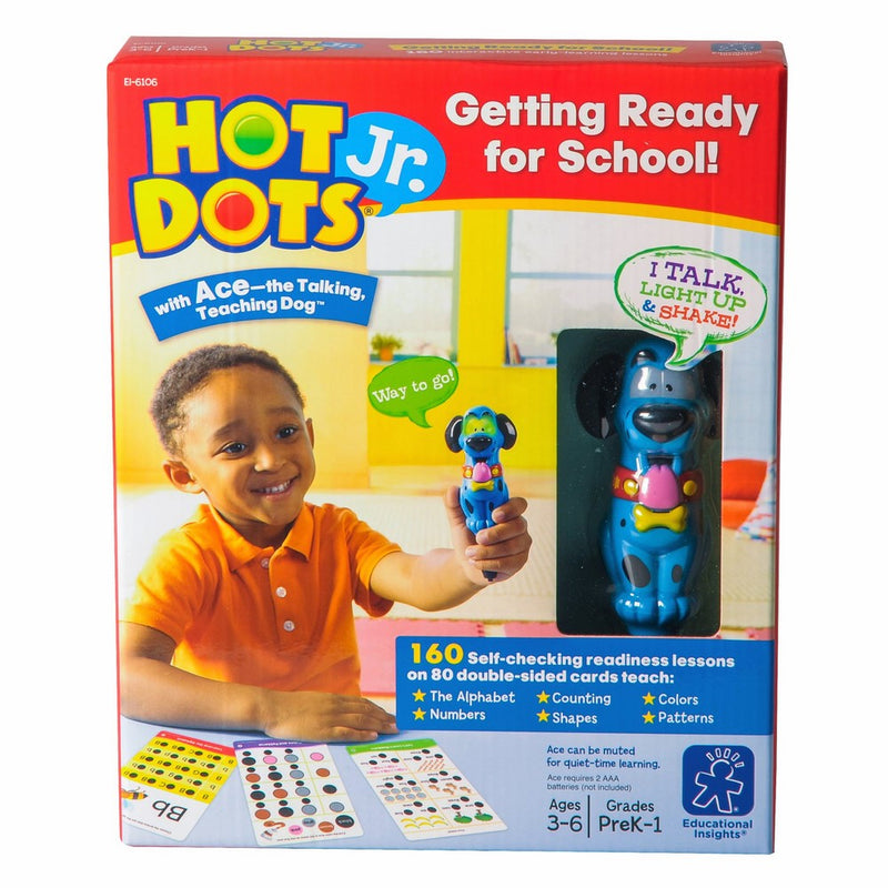 Educational Insights Hot Dots Jr. Getting Ready for School Set: 160 School Readiness Lessons!