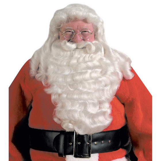 Santa Claus Deluxe Wig & Beard One Size