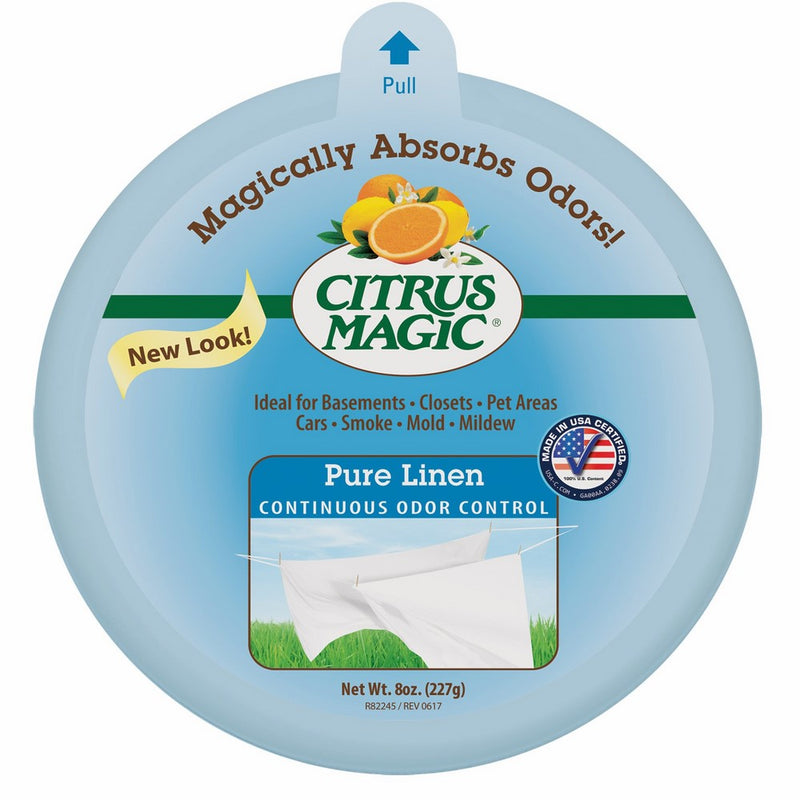 Citrus Magic Solid Air Freshener, Pure Linen, 8-Ounce