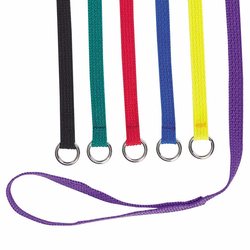 Guardian Gear Nylon Kennel Leads for Dogs, 4' Long x ½ Wide, 6-Pack, Multicolor