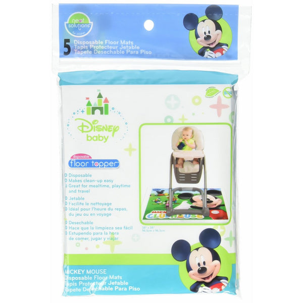 Neat Solutions Mickey Mouse Disposable Floor Topper - 5 count