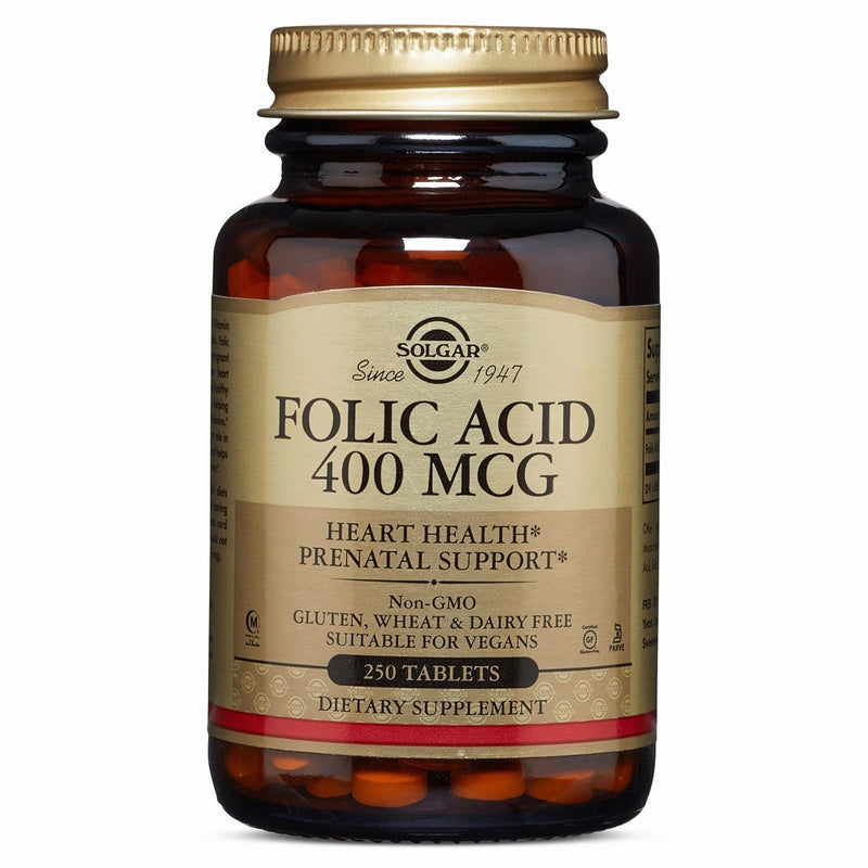 Solgar - Folic Acid 400 mcg, 250 Tablets