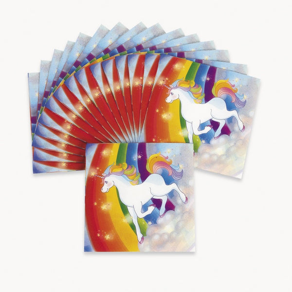 Fun Express FX IN-70/7741 16 Piece Unicorn Rainbow Lunch Napkins