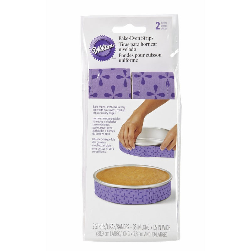 Wilton Bake Even Cake Strips, 2-Piece