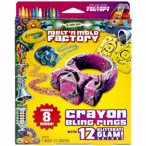 Crayola Melt 'N Mold Bling Rings Expansion Pack