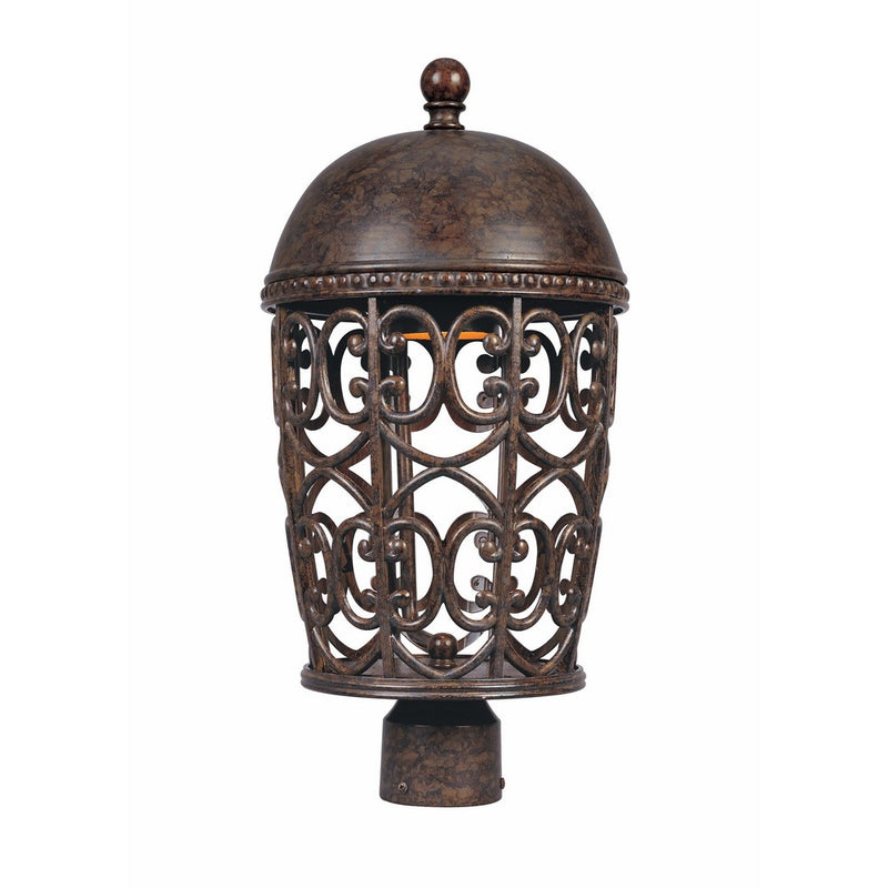 Designers Fountain 97596-BU Amherst-DS Post Lanterns, Burnt Umber