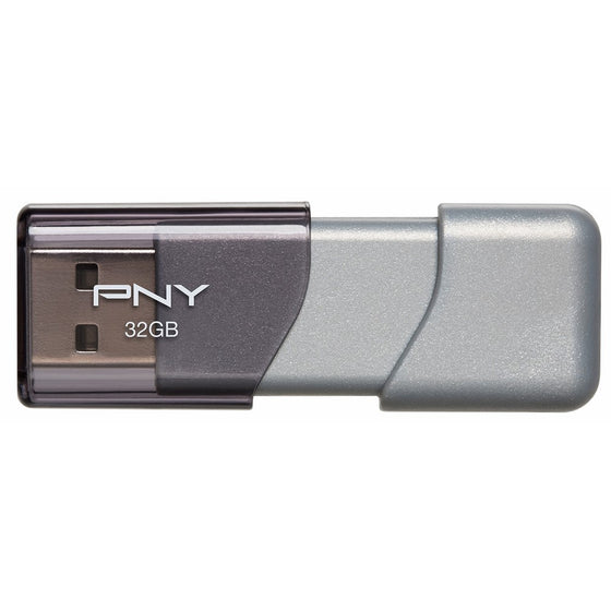 PNY Turbo 32GB USB 3.0 Flash Drive - P-FD32GTBOP-GE