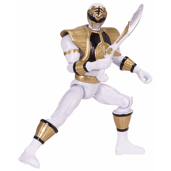 Power Rangers Legacy Mighty Morphin 5-Inch White Ranger Action Figure, Version 2