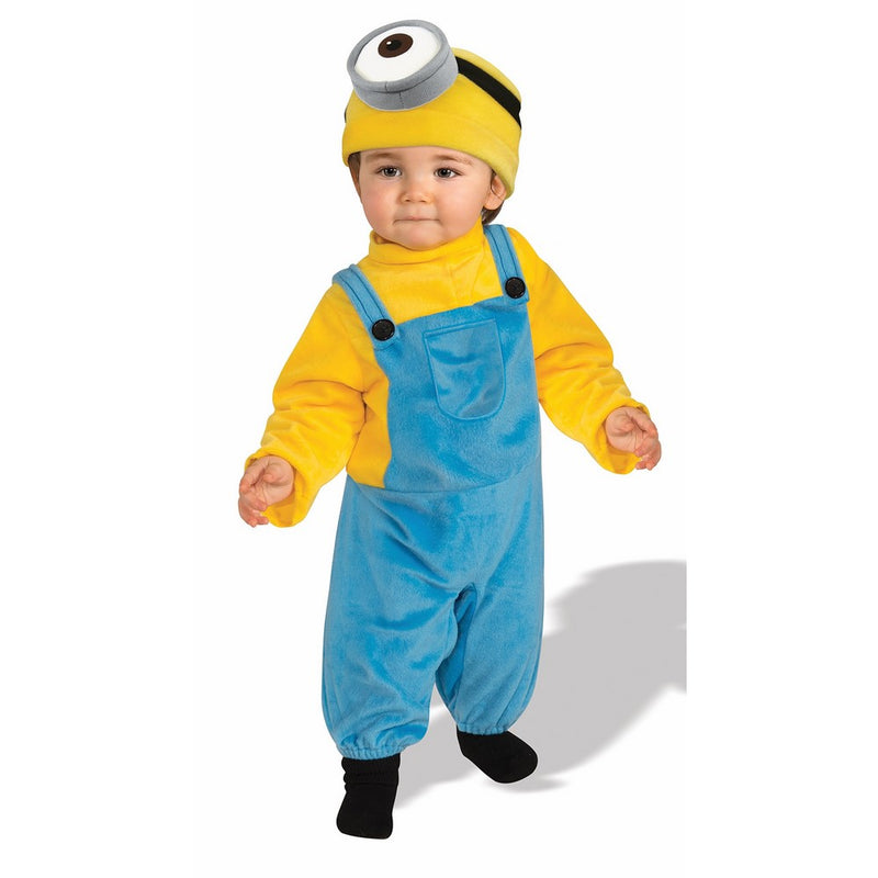 Rubie's Baby Boys' Minion Stewart Romper Costume, Yellow, Toddler (3T-4T)