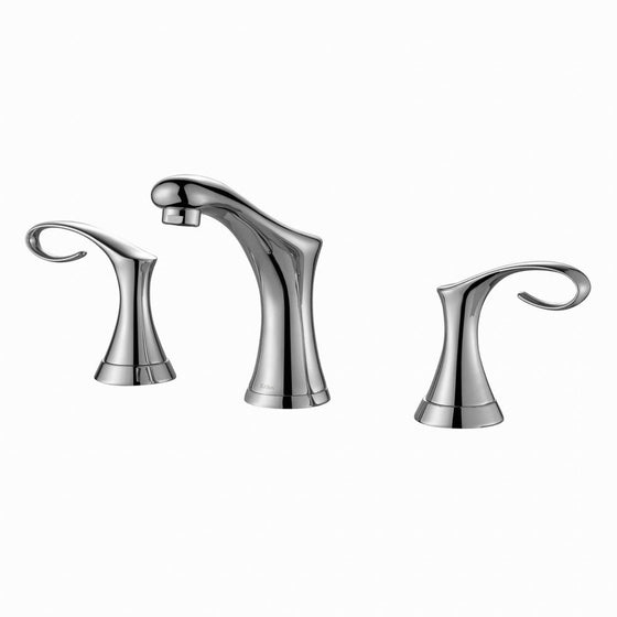 Kraus FUS-13103CH Cirrus Widespread 2-Handle Bathroom Faucet, 8", Chrome