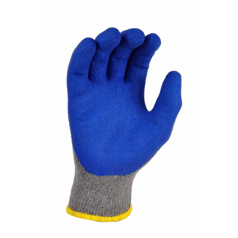 G & F 3100XL-DZ Knit Work Gloves with Textured Rubber Latex Coated for Construction, 12-Pairs, Men's XLarge