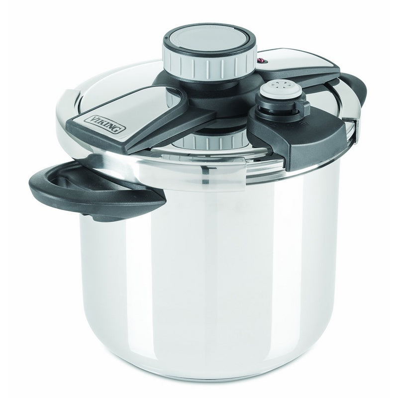 Viking Stainless Steel Pressure Cooker with Easy Lock Lid, 8 Quart