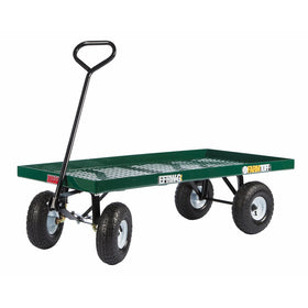 Farm Tuff Metal Deck Wagon, 24-Inch by 48-Inch, Green